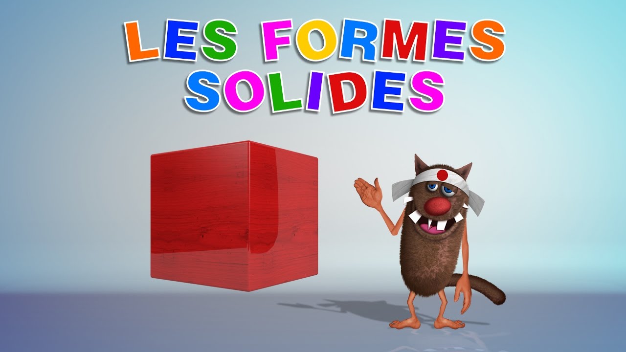 Foufou - Apprendre aux enfants les formes solides (Learn Solid Geometric Shapes for Kids - Serie 01)