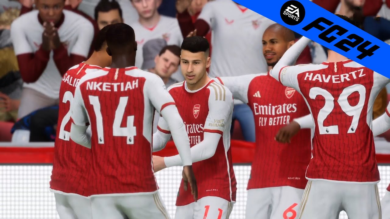 EA SPORTS FC 24 - Arsenal vs Sevilla | UEFA Champions League 2023/24 Season