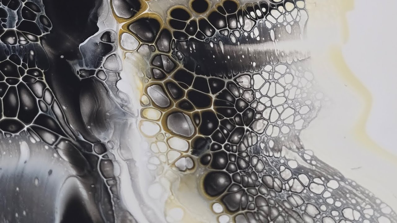 Dark & Stromy Abstract Art ~ Simple Recipe ~ Stretched to Perfection