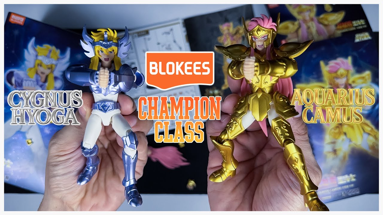 Blokees Cygnus Hyoga - Camus Aquarius | Champion Class Ver. #saintseiya  #blokees