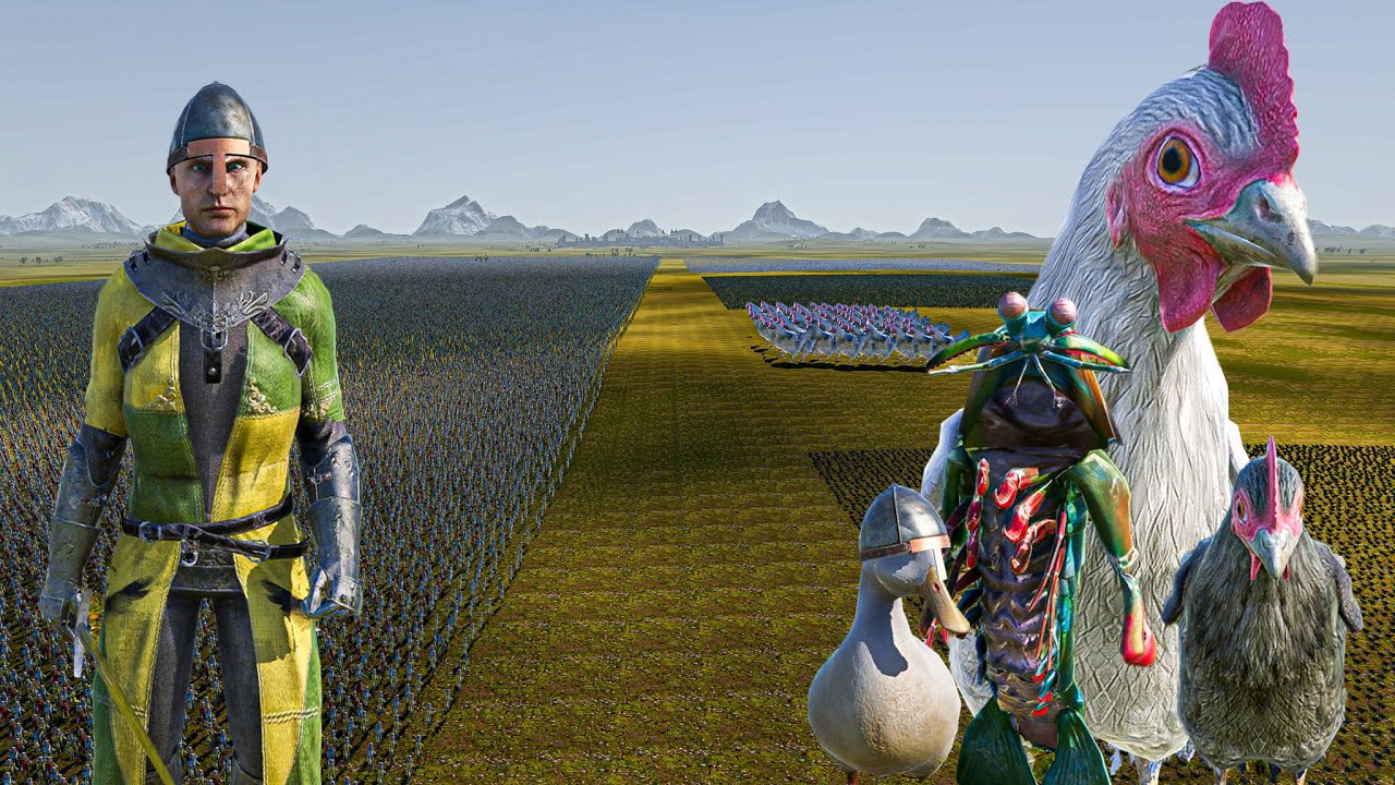 1 MILLION FOOTMEN vs ANIMALS - Ultimate Epic Battle Simulator 2 UEBS 2