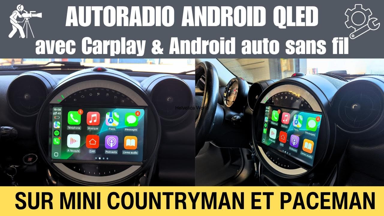 Comment installer un autoradio Android avec CarPlay sur Mini Countryman (tuto complet)