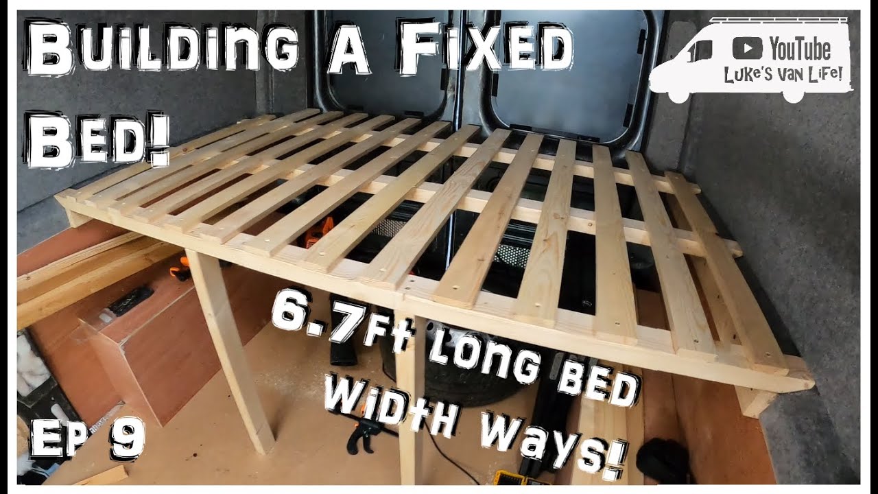 Building A Bed In A Camper || Ducato Camper Conversion || Episode 9