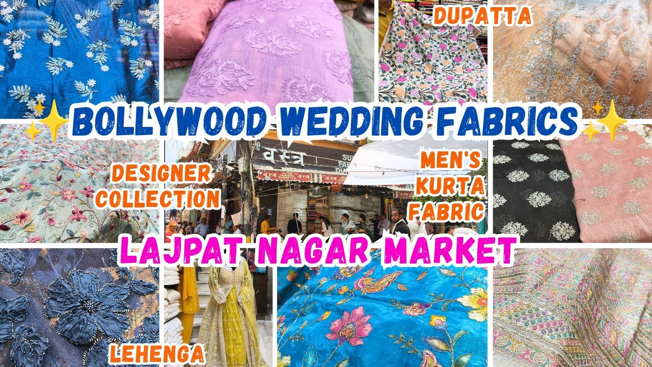 Lajpat Nagar Market Wedding Collection ✨ | Bollywood Inspired Fabrics, Lehengas, Dupattas & More