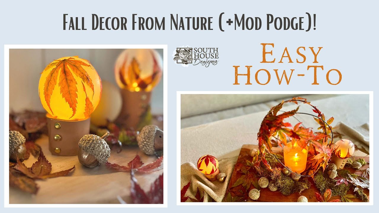 How to Preserve Real Leaves and Turn Them Into Great Fall Decor