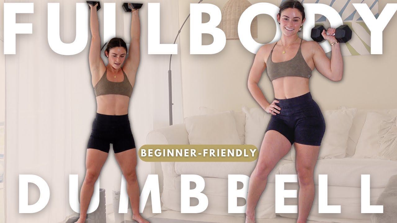 FULL BODY DUMBBELL WORKOUT - 20min intense and AMAZING!