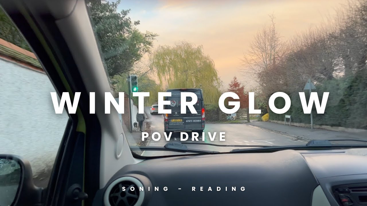 Winter Afternoon | Sonning - Reading 🚗 | POV Drive 🇬🇧