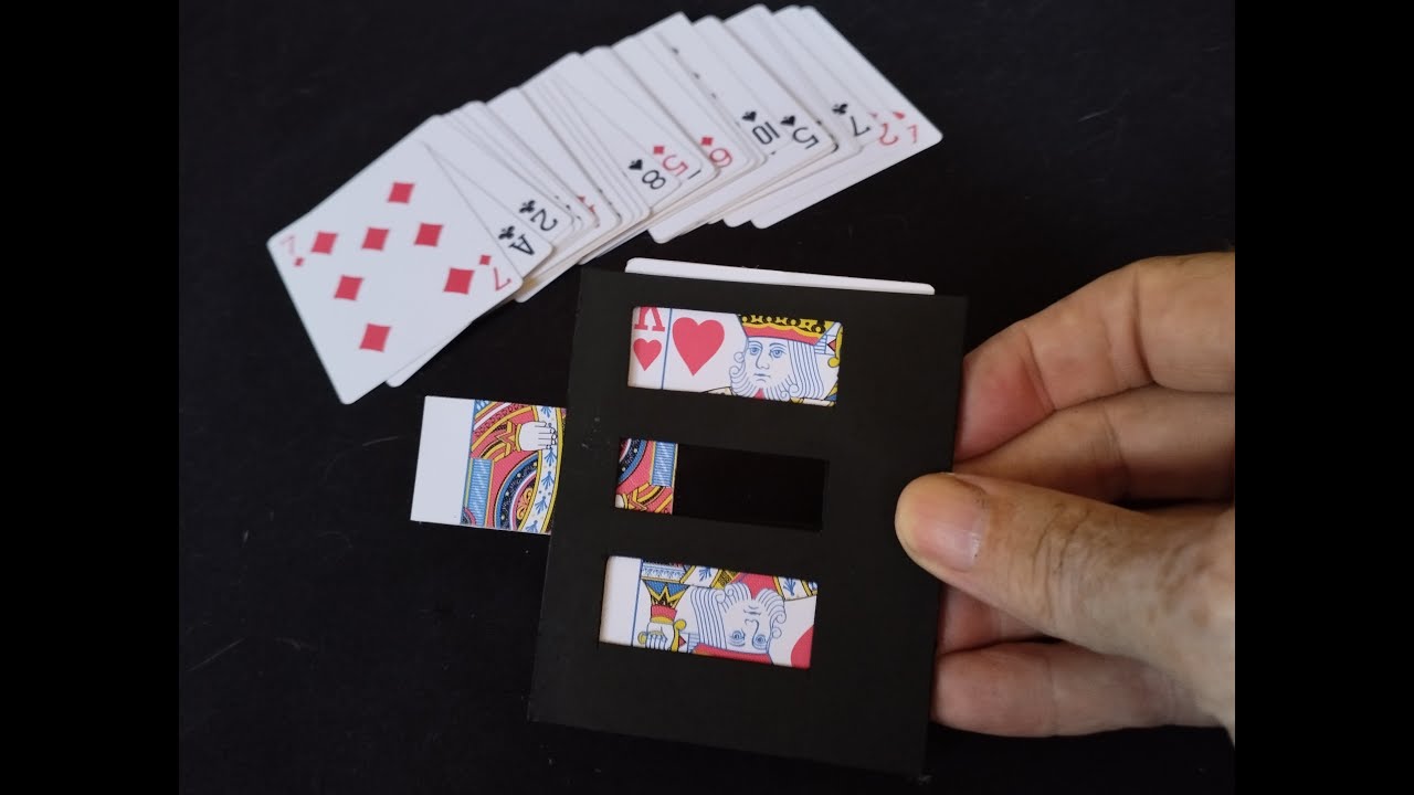 How to make the ZIG ZAG card trick. Easy instruction how to make this clever magic trick.