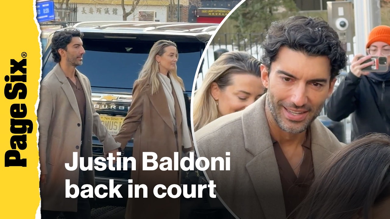 Justin Baldoni returns to court after ‘unsuccessful’ settlement talk w/ Blake Lively as trial looms
