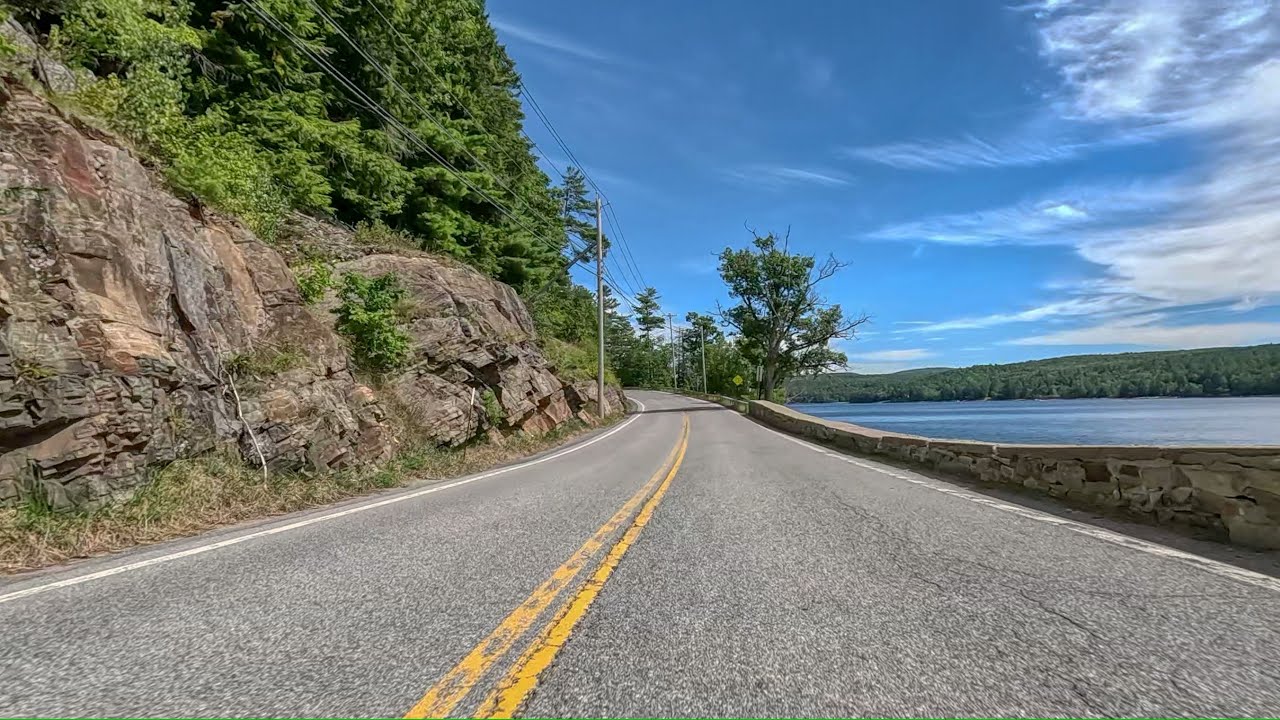 2025/08: Meteor 350: N. Shore Rd. (Saratoga County, NY, Rt. 4), Along the Great Sacandaga Lake
