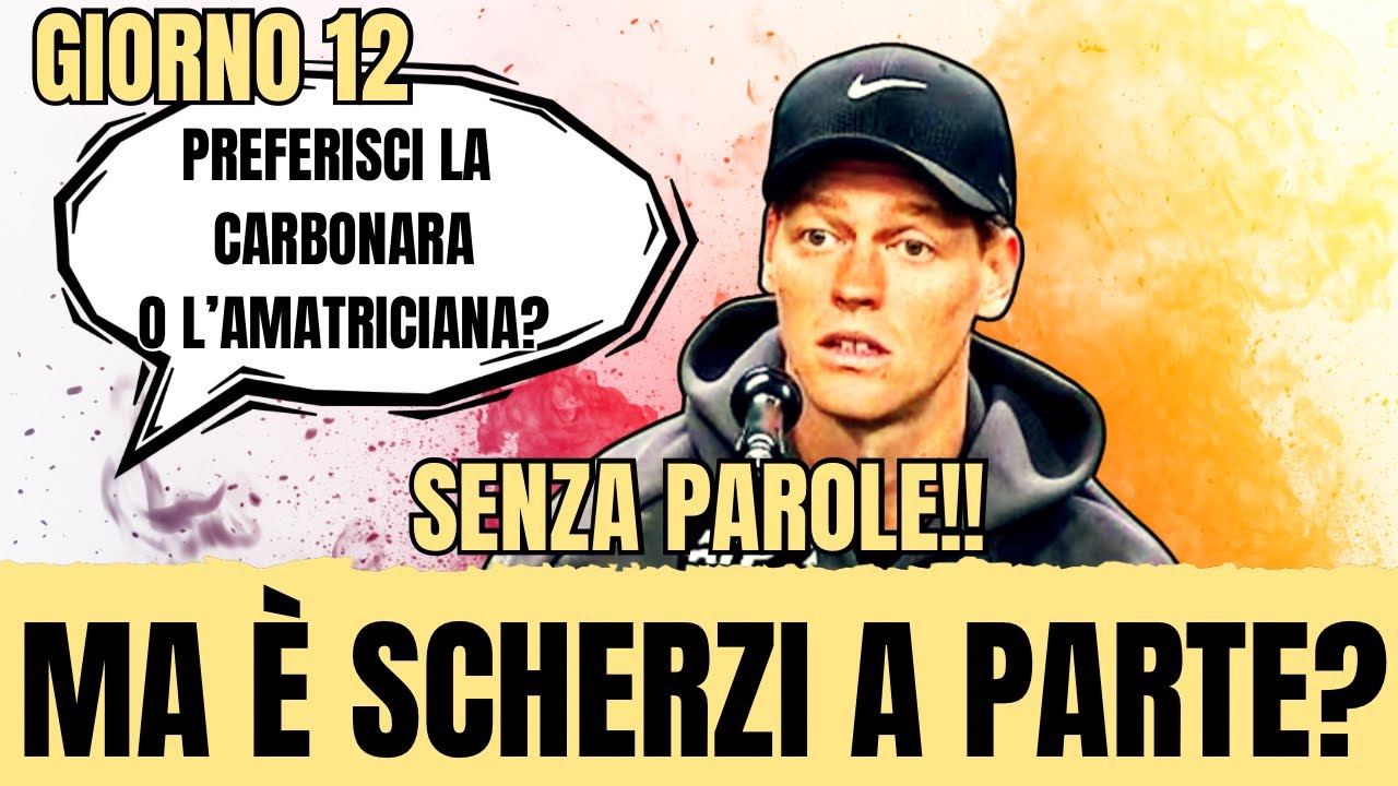 LE ASSURDE CONFERENZE STAMPA DI JANNIK SINNER! DOMANDE SURREALI CHE LASCIANO INTERDETTI 