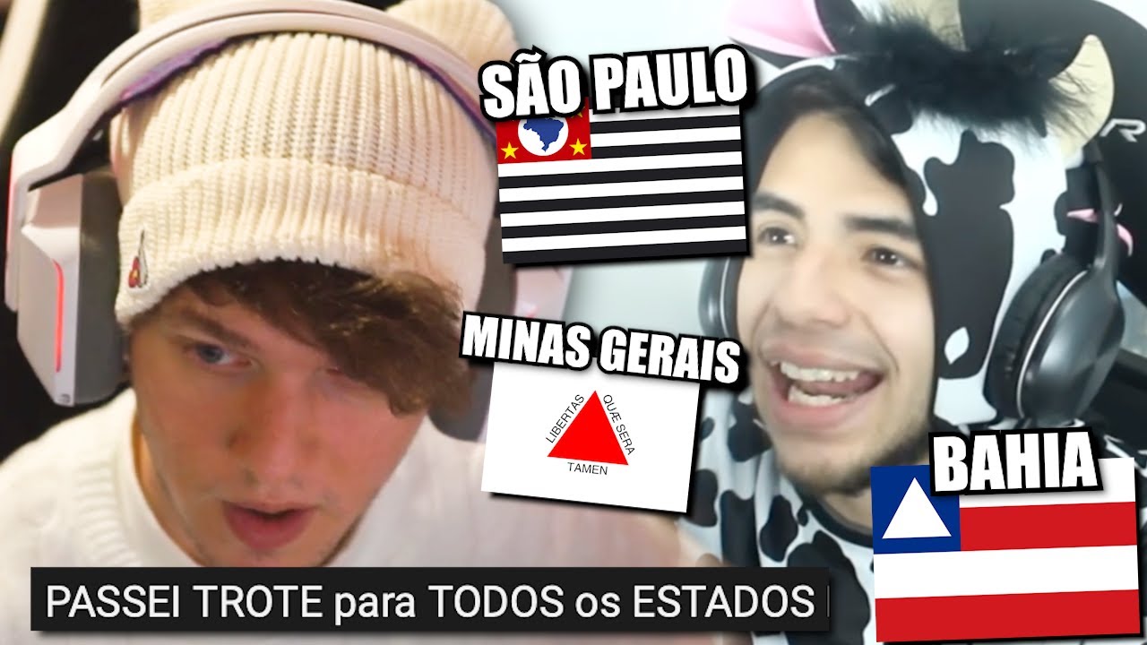 O cara passou trote pra todos os estados do Brasil