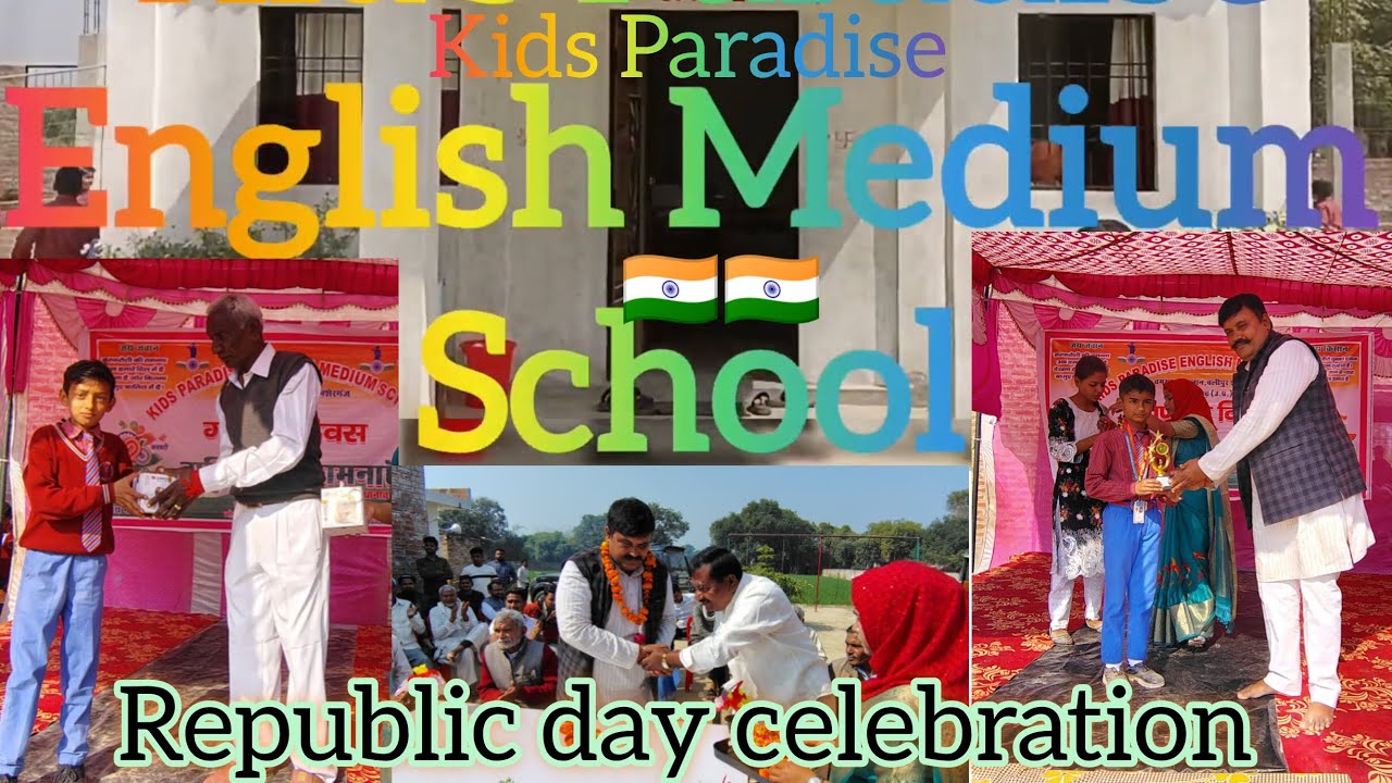 Kid's Paradise School..🏫 26th January 2025🇮🇳Republic day celebration🧡🤍💚 #school #republicday #india