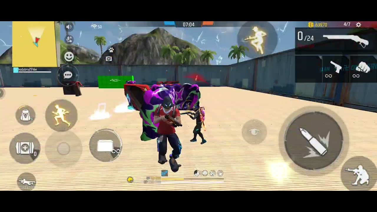 Jugando un pvp con un segidor