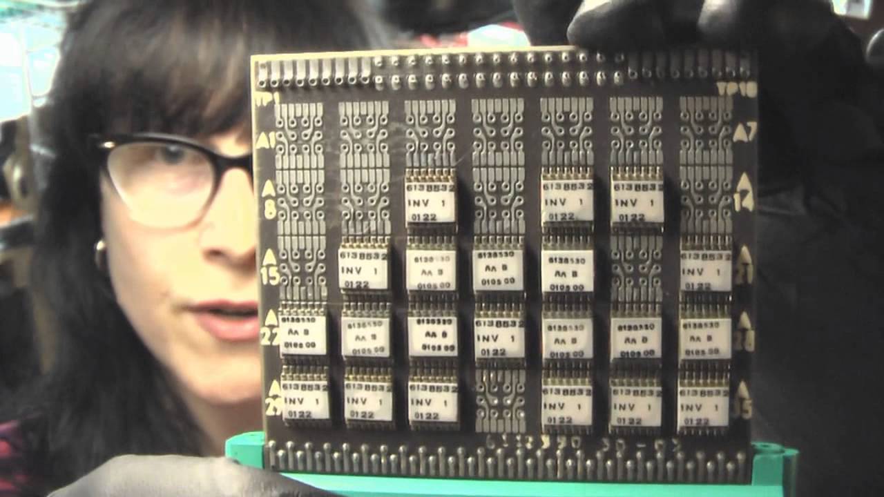 The Apollo Saturn V Launch Vehicle Digital Computer (LVDC) Circuit Board