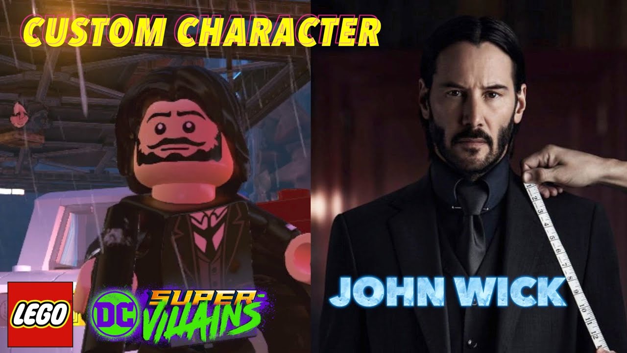 John Wick in LEGO DC Villains Custom Character Tutorial!