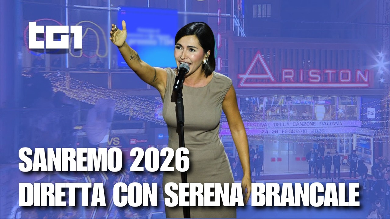 SANREMO 2026 Incontro con Serena Brancale al Teatro Ariston