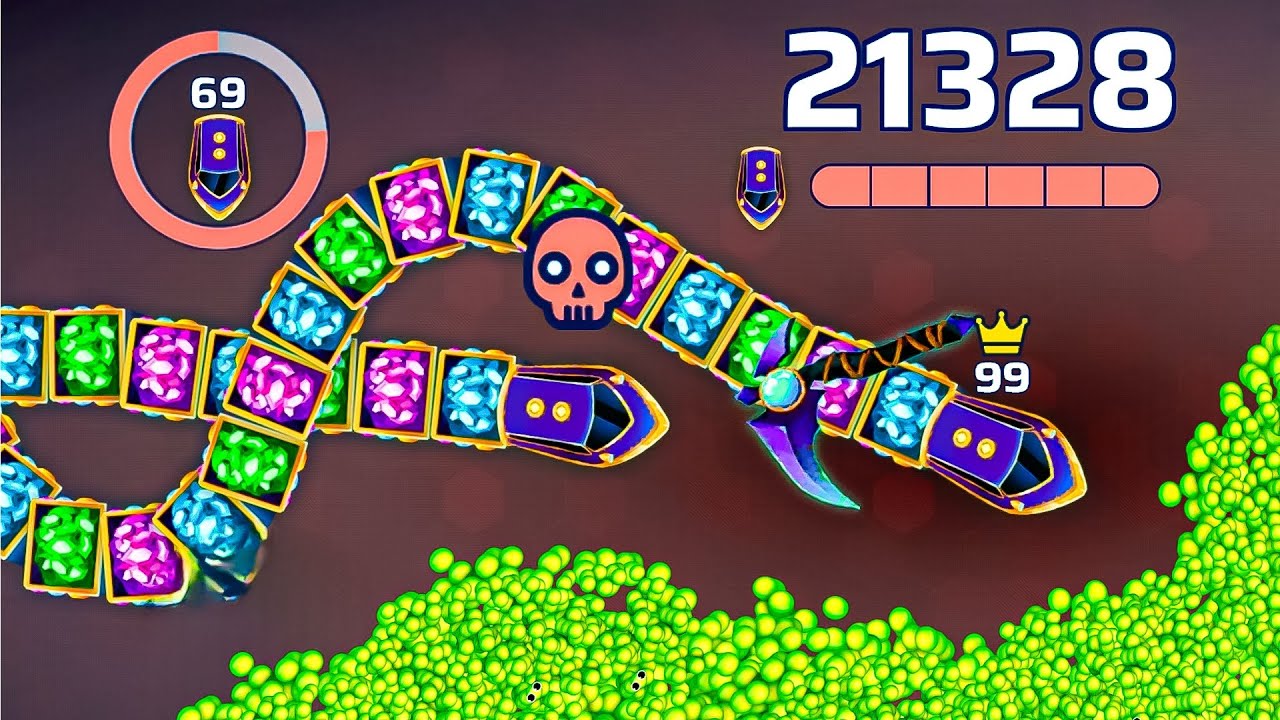 Maglev Vault boss Snake Vs Hacker Maglev Vault Boss Snake Snake.io Gameplay