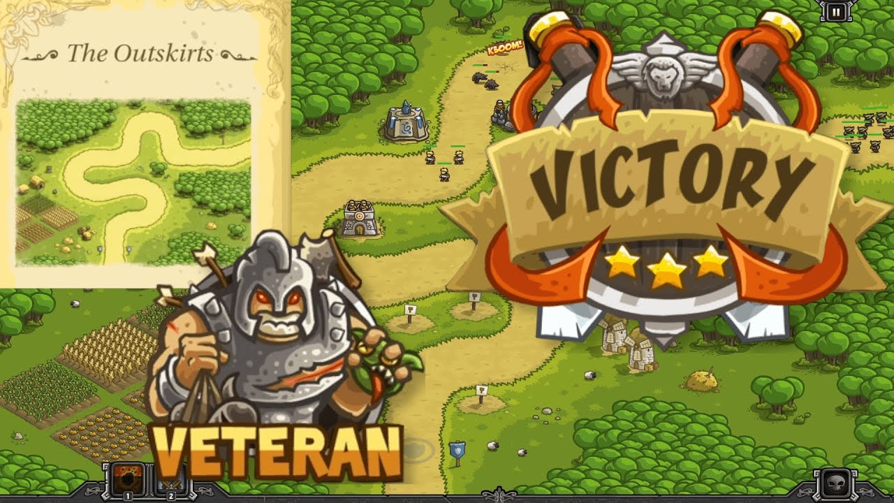 The Outskirts | Veteran | 3 Stars | Kingdom Rush Campaign