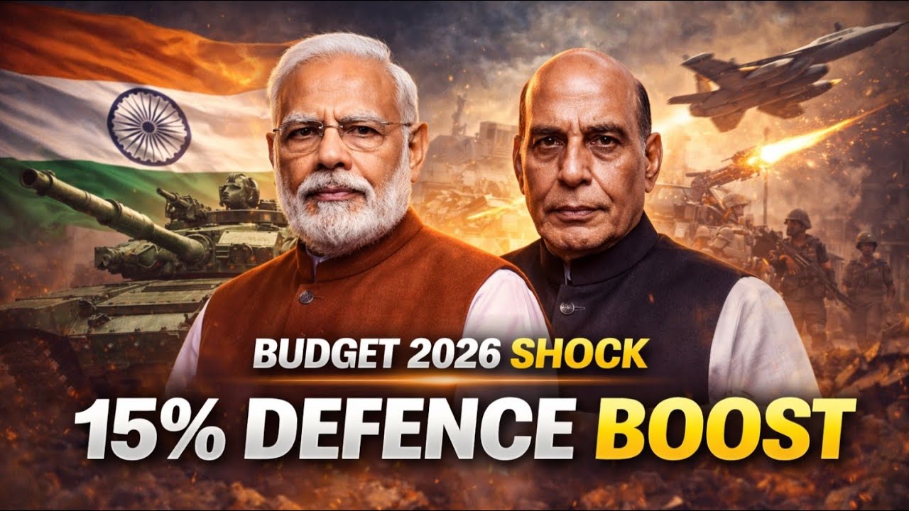 India Boosts Defence Budget by 15% — Budget 2026 Explained!