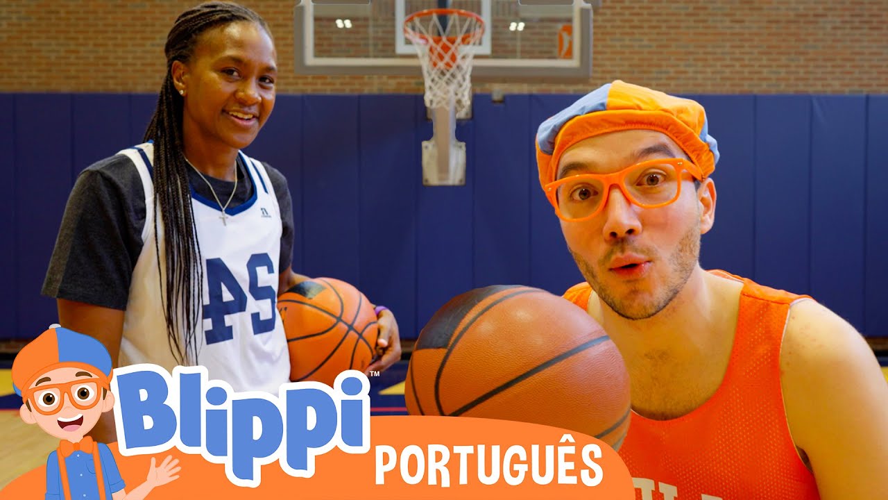 Blippi Joga Basquete! | Episódios Completos de Blippi em Português | Vídeos Educativos para Crianças