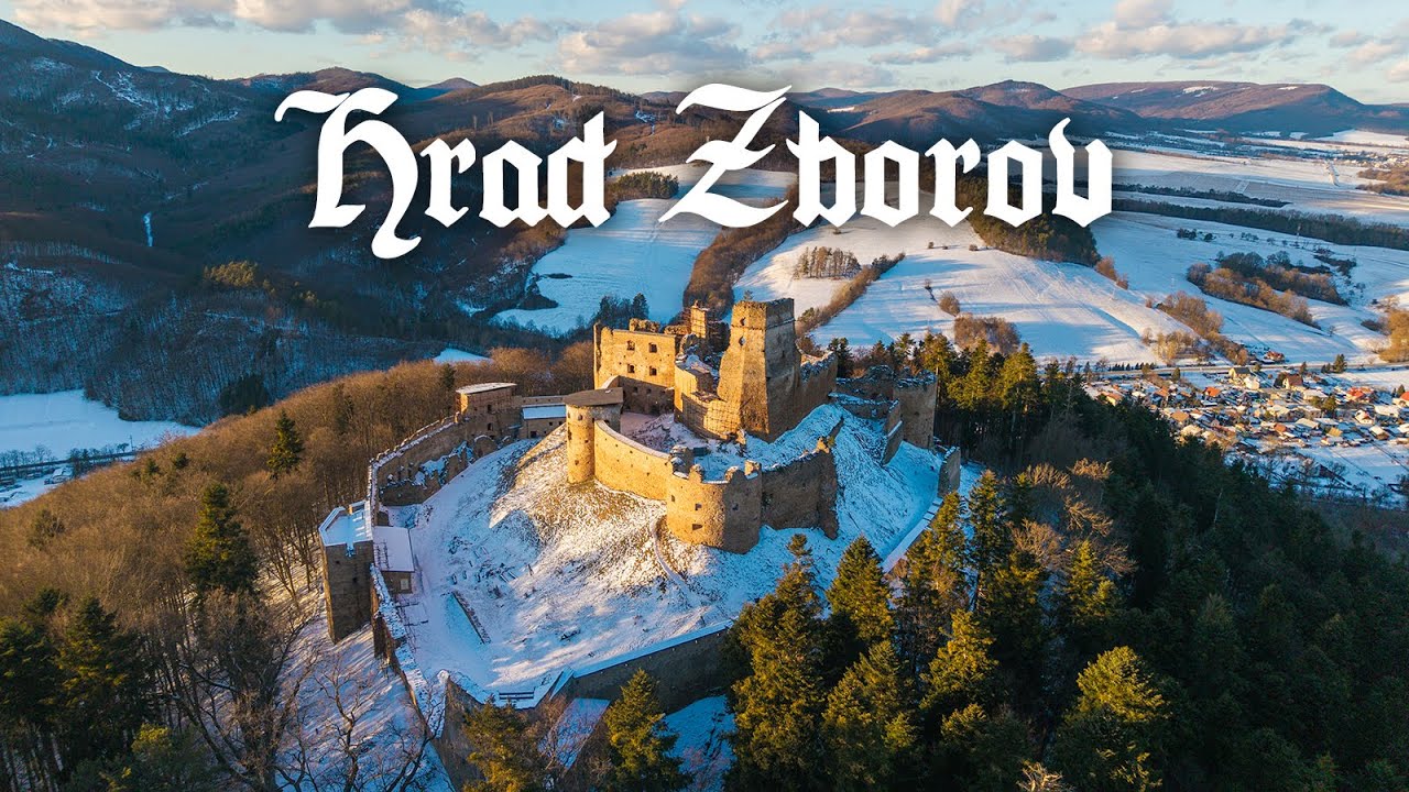 Úchvatné zábery Zborovského hradu na počiatku roka 2026