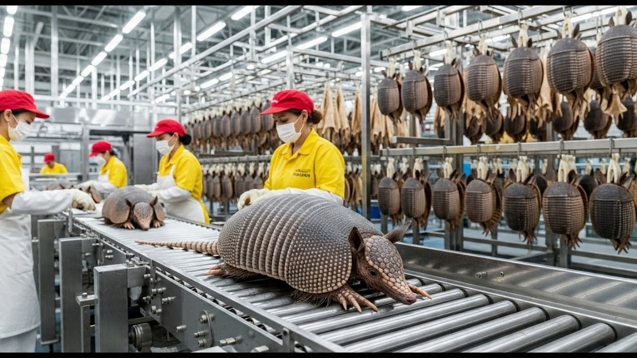 Inside the Armadillo-Shell Factory: From Armor Plates to Luxury Goods (Full Process)