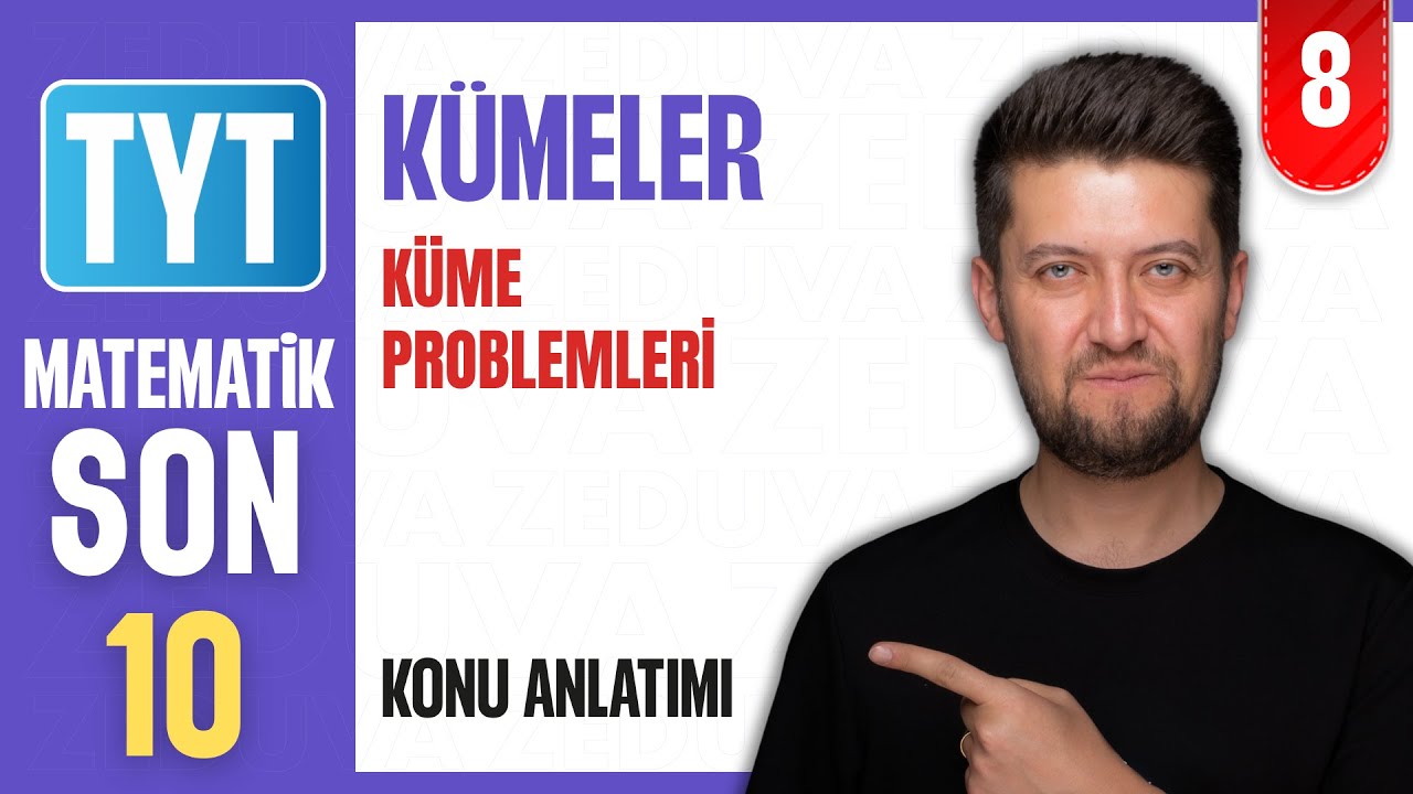 Kümeler - Küme Problemleri - TYT Matematik SON 10 Kampı
