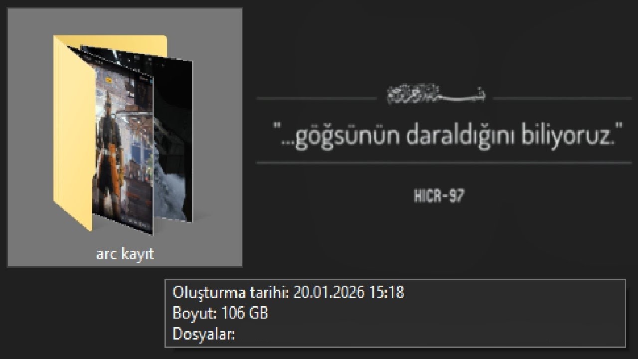 kayıt yapacak alan kalmadı
