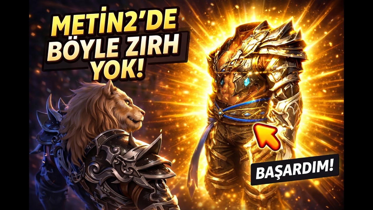 METİN2'DE B&Ouml;YLE ZIRH YOK! NASIL YAPTIM?! ROHAN2 WORLD ARCHİ - 21