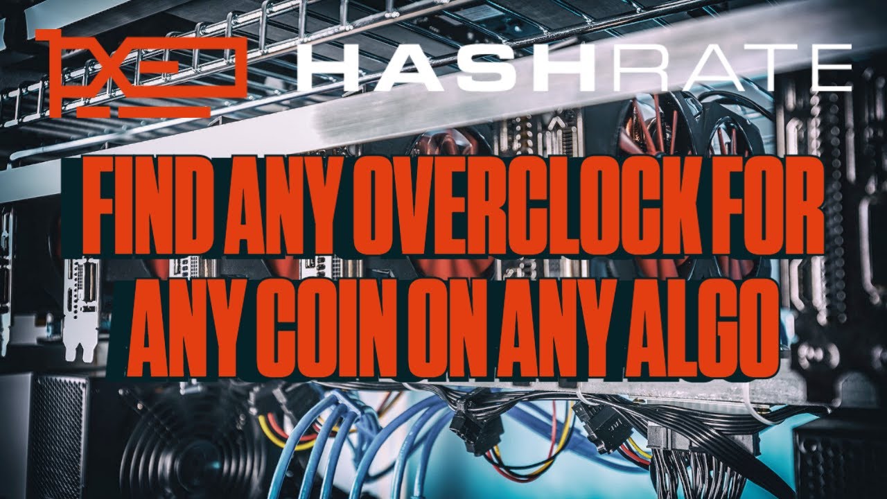 Find Any Overclock for Any Card on Any Algo