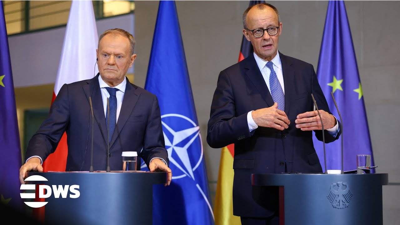 FULL REMARKS: German Chancellor Merz Meets Polish PM Tusk in Berlin | AC15