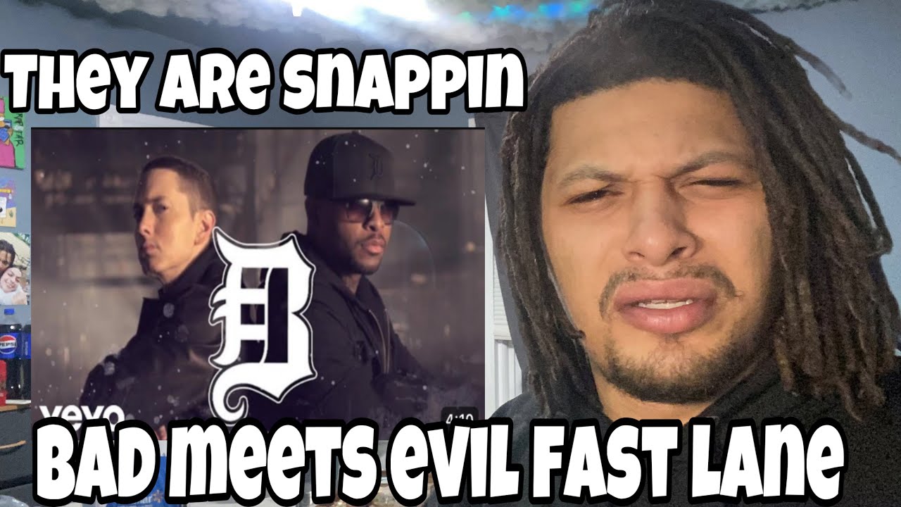 EM JUST HAD TO DO IT !! - Bad Meets Evil - Fast Lane ft. Eminem, Royce Da 5'9 (REACTION)