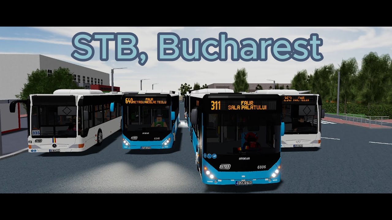 STB , Bucharest de pe Roblox :) , Partea 1 .
