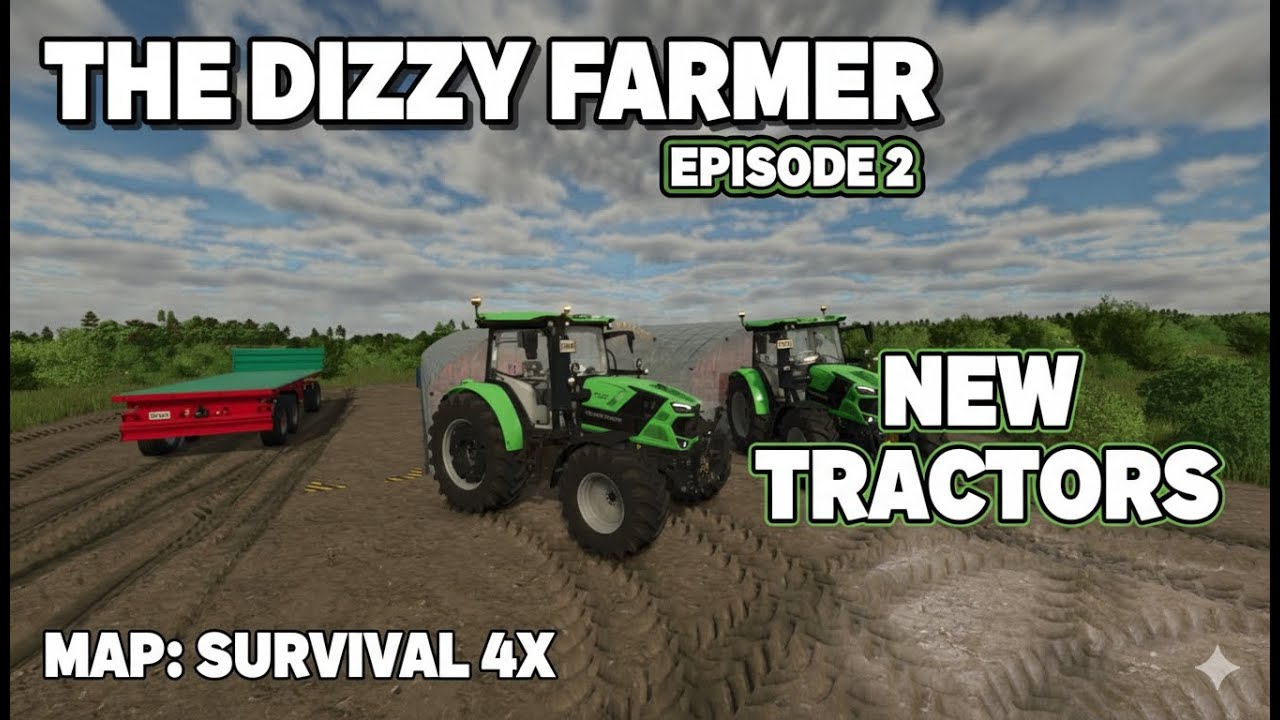 ⏩Timelapse: The Great Gamble – Selling the Farm Truck for a New Tractor! 🚜 | Survival 4x  FS25 Ep. 2
