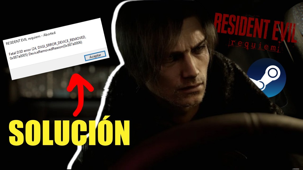 Soluci&oacute;n al Crasheo de RESIDENT EVIL 9 REQUIEM en PC de STEAM (Leer NOTA de la desc) | iker iker8870