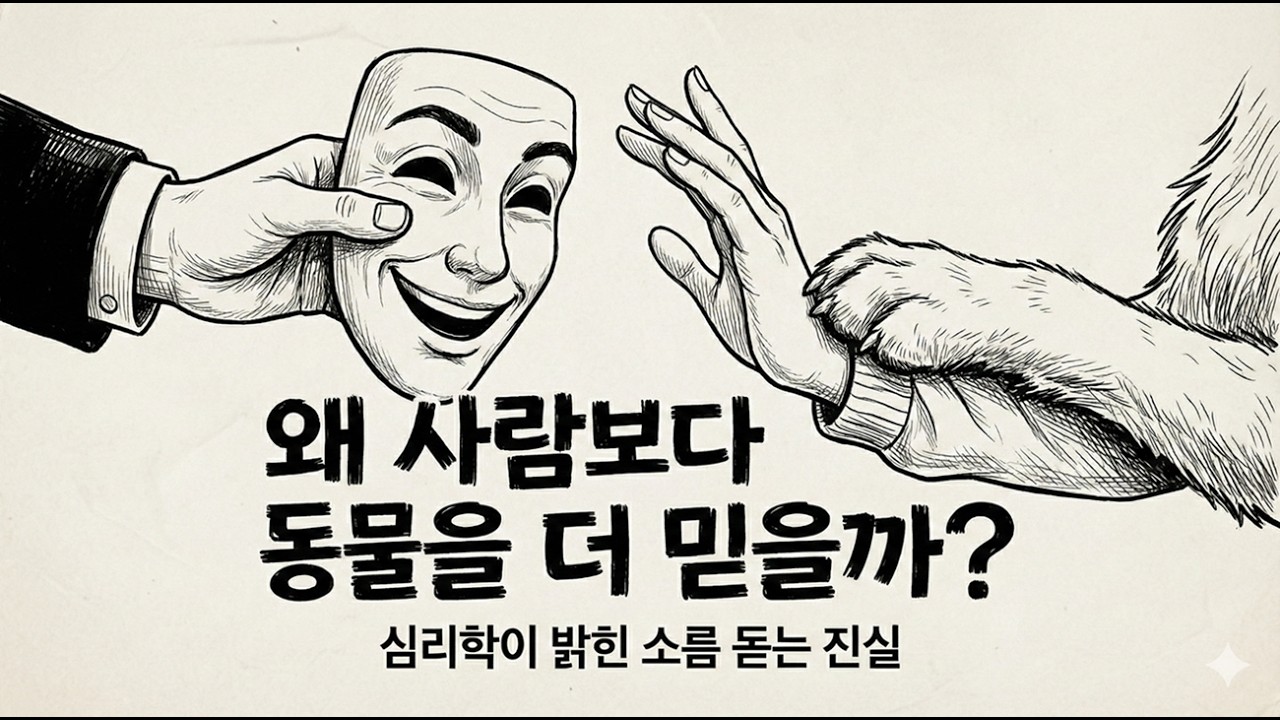 친구보다 반려동물이 더 편한 사람들의 진짜 심리!!