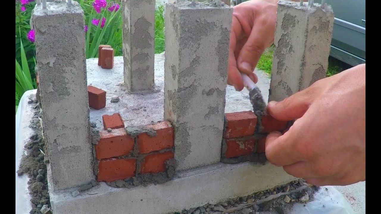 🔨Bricklaying MODEL -construction of the smallest houses in the world- HOW TO BUILD A BRICK WALL #2