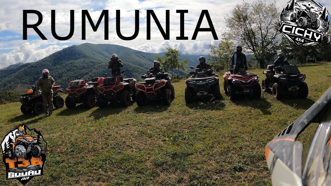 Zwiedzamy Rumuńskie góry dzień pierwszy #cfmoto #offroad #mud #quady #rumunia #cichy4x4 #vlog