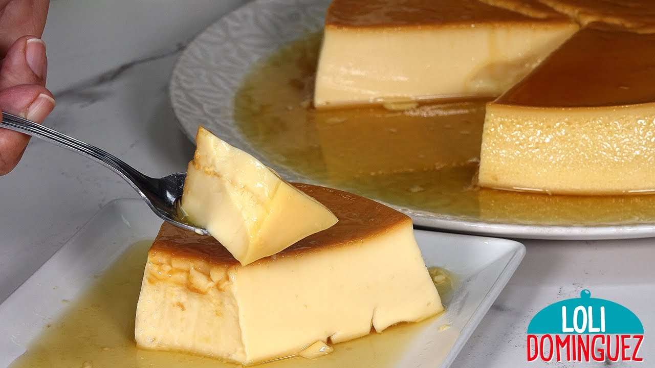 FLAN DE HUEVO DE LA ABUELA. Tierno, sedoso y cremoso flan de huevo, cuando lo hago es día de fiesta