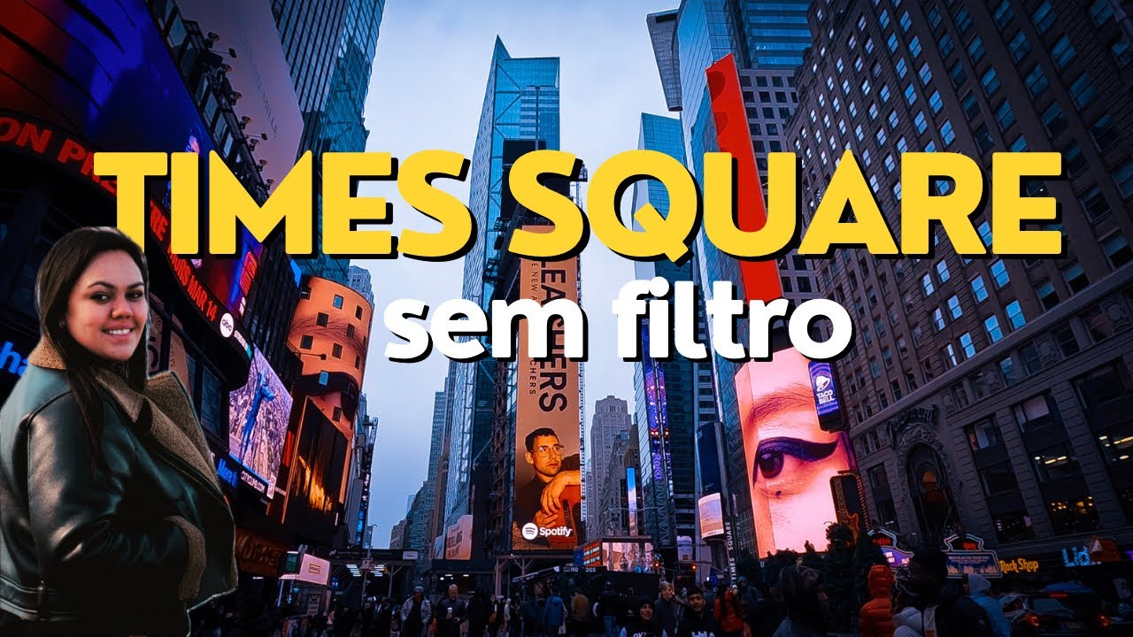 Caminhando até a TIMES SQUARE