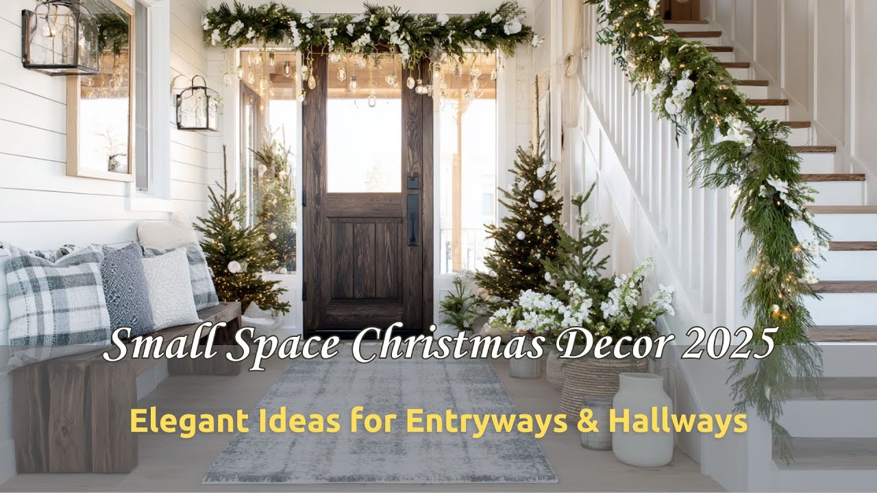 Small Space Christmas Decor 2025: Elegant Ideas for Entryways & Hallways