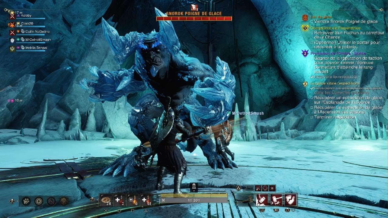 New World: Aeternum - Lac de glace (12ème et dernier donjon). Bientôt les mutation