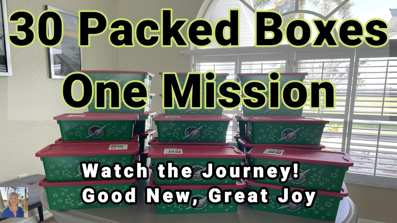 How to Pack 30 OCC Shoeboxes