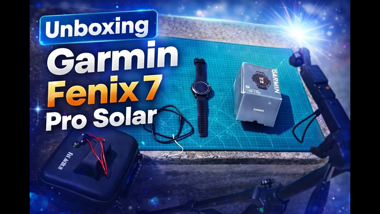 Unboxing Garmin Fenix 7 Pro Solar Edition