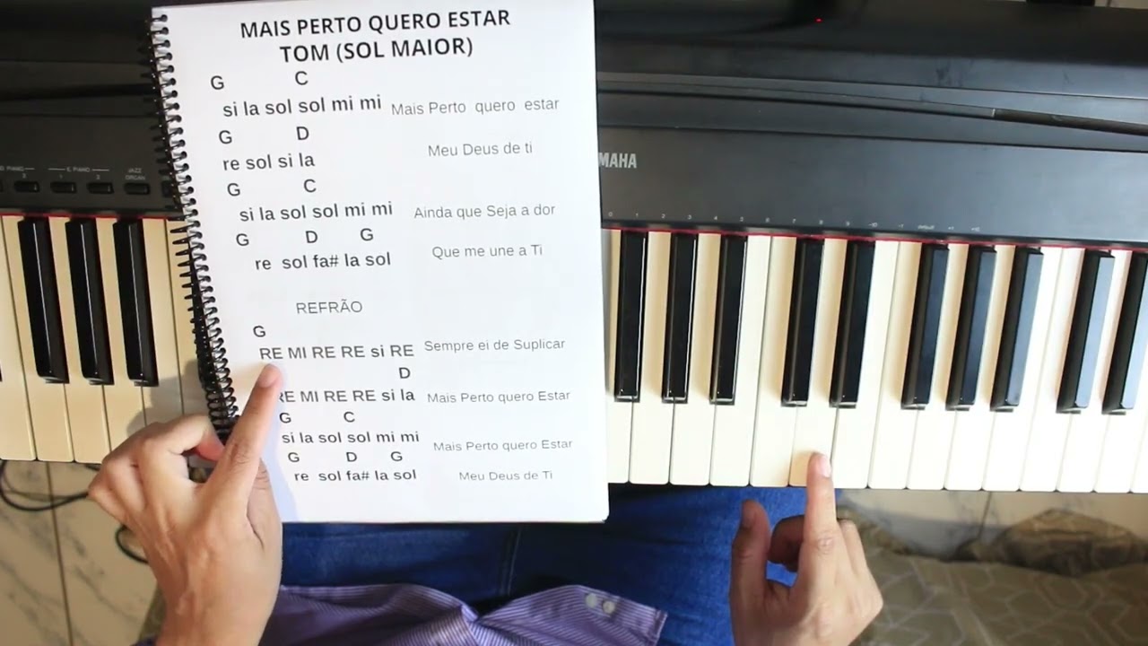 Como Fazer dedilhado no Teclado AULA 1