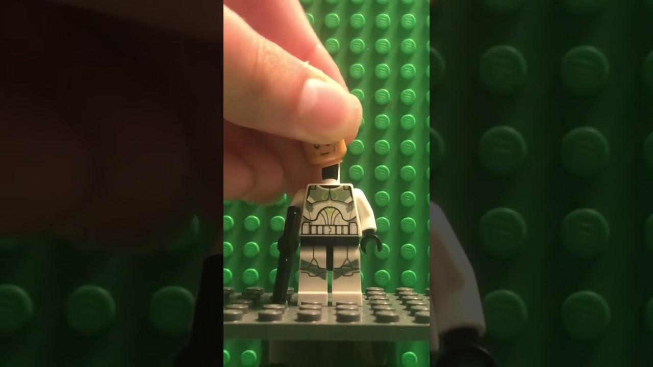 How to make a p2 horn company trooper in lego #clonetrooper #lego #starwars #legostarwars #clonewars