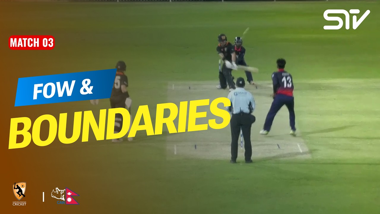 NT Strike Innings Fow & Boundaries | NT Strike vs Nepal | Match 3 | Top End 2026 | ZP1T