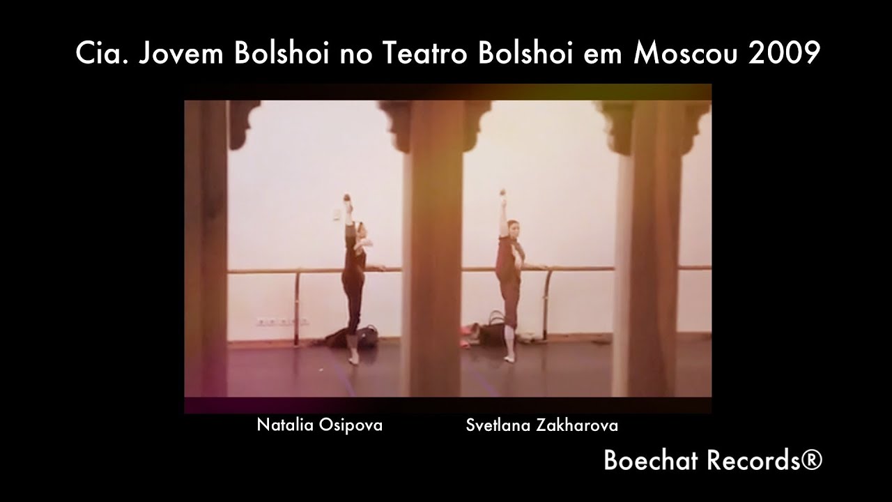 Cia Jovem Moscou/2009 - Classes at Bolshoi (Osipova, Zakharova,Vasiliev,Bolotin)