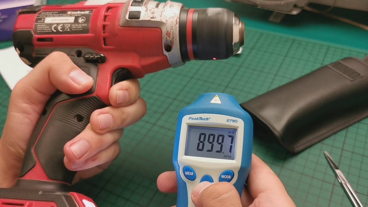 PeakTech P 2790 Tachometer with counter - review and quick test